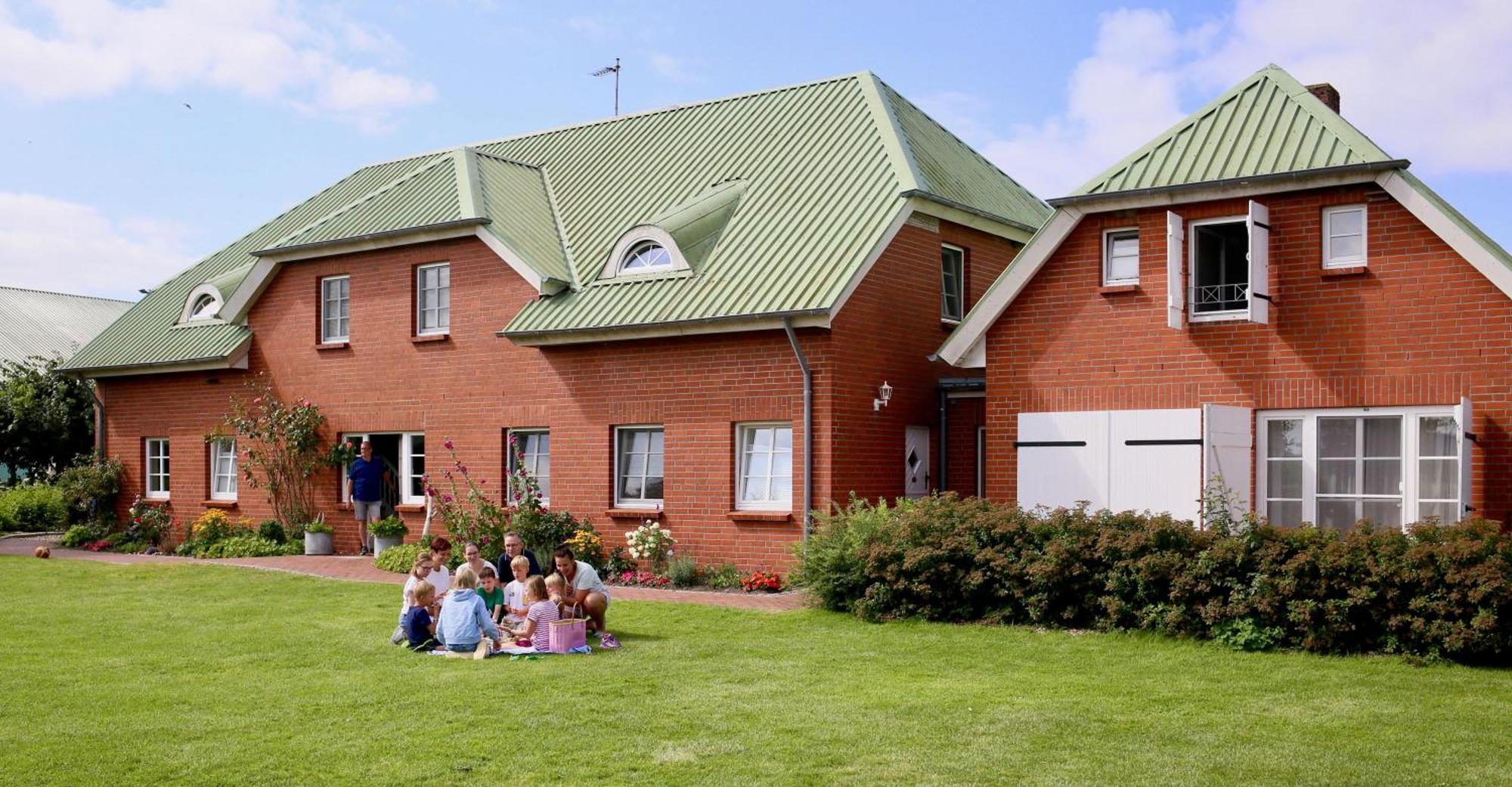 NORDSEE Bauernhof Familie Wulff Reußenköge Exterior foto